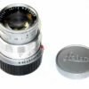 Leica 50/2 Summicron Rigid chrome  with Leica filter & caps Mint-