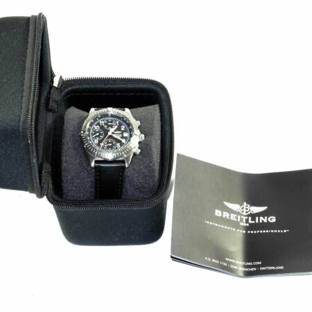 Breitling Blackbird Men' Watch Automatic Chronograph Black Face
