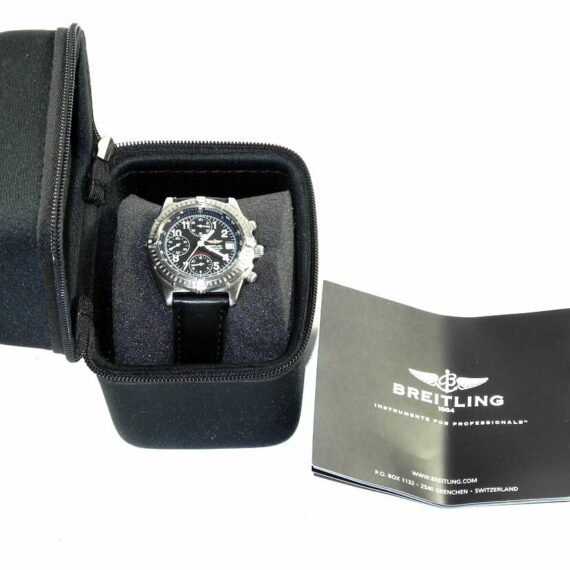Breitling Blackbird Men' Watch Automatic Chronograph Black Face
