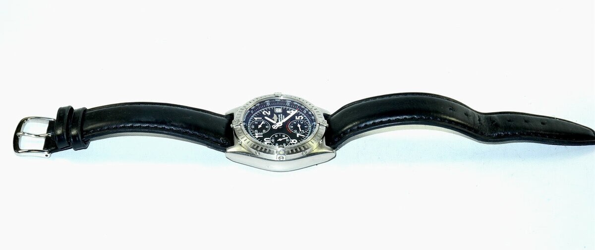 Breitling Blackbird Men' Watch Automatic Chronograph Black Face