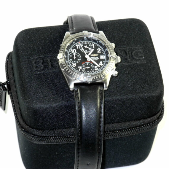 Breitling Blackbird Men' Watch Automatic Chronograph Black Face