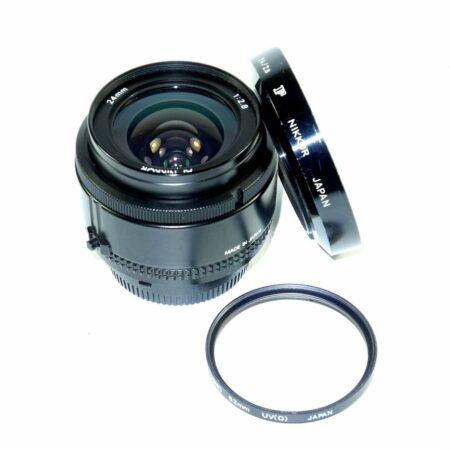 Nikon  24/2,8 AF Nikkor  with hood and filter Ex++