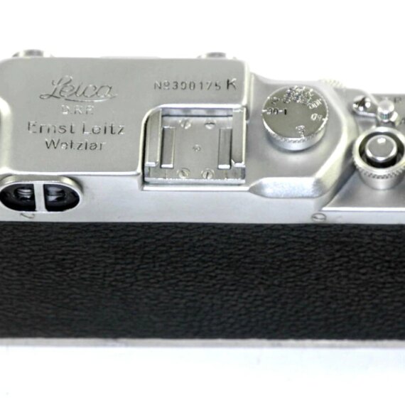 Leica IIIc K camera with 50mm Summitar lens  & case Ex+/ Rare