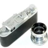 Leica IIIc K camera with 50mm Summitar lens  & case Ex+/ Rare