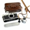 Kristal 3S Silver  w.50mm Kirnar Anastigmat Kristal lens & Kristall case  Ex++ / Rare Leica copy Made in Italy /SOLD