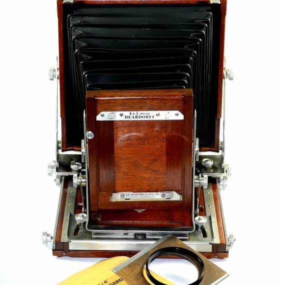 Deardorff  4 x 5 Special Camera with 2 Backs & Schneider 120mm lens & Extra accessories Ex++/M-