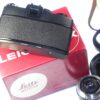 Leicaflex  SL camera black chrome camera Sold with Leica 50/2 Summicron-R lens,Leica case & box Ex+/++ / Free Shipping (USA) / ON HOLD