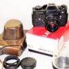 Leicaflex  SL camera black chrome camera Sold with Leica 50/2 Summicron-R lens,Leica case & box Ex+/++ / Free Shipping (USA) / ON HOLD