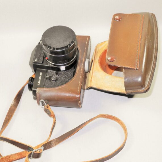 Leicaflex  SL camera black chrome camera Sold with Leica 50/2 Summicron-R lens,Leica case & box Ex+/++ / Free Shipping (USA) / ON HOLD
