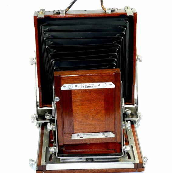 Deardorff  4 x 5 Special Camera with 2 Backs & Schneider 120mm lens & Extra accessories Ex++/M-