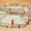 FOGG Latitude Tan & Brown finish camera bag with pouches,inserts & padded strap Ex++