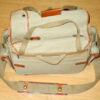 FOGG Latitude Tan & Brown finish camera bag with pouches,inserts & padded strap Ex++