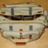 FOGG Latitude Tan & Brown finish camera bag with pouches,inserts & padded strap Ex++