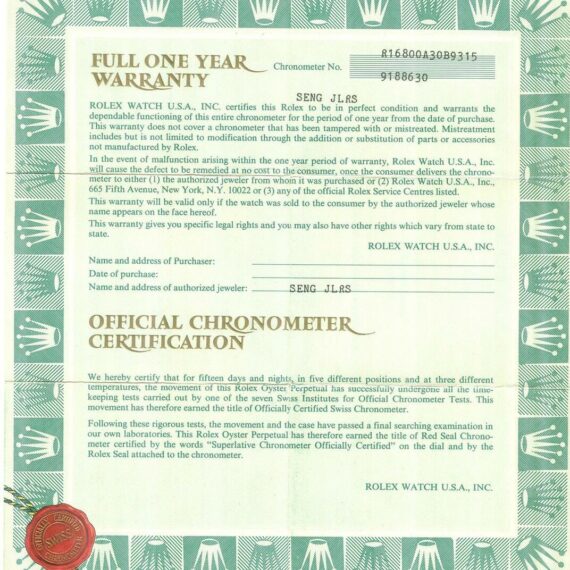 Rolex Submariner transitional model Nice Watch with Box & original warranty cards Nice