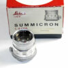 Leica 50/2 Summicron Silver Rigid Cat #11818 (Wetzlar) Ex++/Mint-