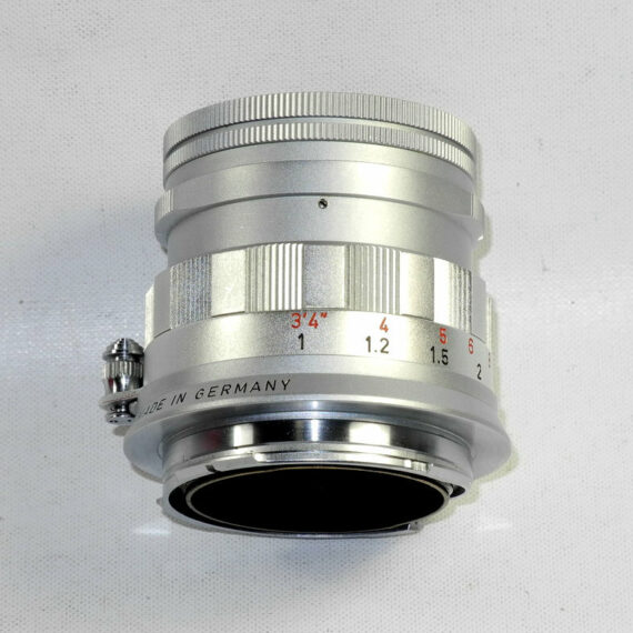 Leica 50/2 Summicron Silver Rigid Cat #11818 (Wetzlar) Ex++/Mint-