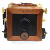 Wista Field 4x5 Wooden camera with 203mm lens and film back Ex+/++