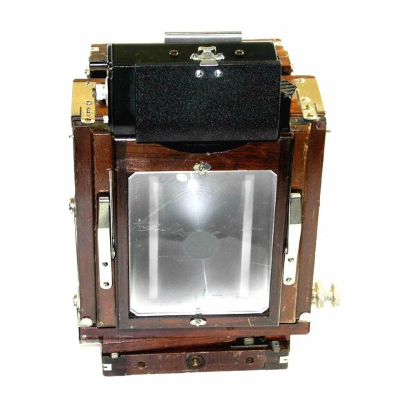 Gundlach 4x5 Wooden camera with lens & backs Ex+