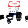 Leica  28mm/2.8  ELMARIT-M #11801 FIRST Type W/black paint infinity lock, 9 ELEMENT ,Leica 28mm metal finder in case,Leica Box,Hood,Caps Ex++/Mint- / Rare/ SOLD