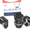 Leica  28mm/2.8  ELMARIT-M #11801 FIRST Type W/black paint infinity lock, 9 ELEMENT ,Leica 28mm metal finder in case,Leica Box,Hood,Caps Ex++/Mint- / Rare/ SOLD