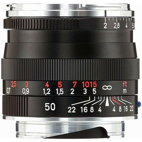 ZEISS  50mm f/2 Planar T* ZM Lens (Black) LN- / Free shipping