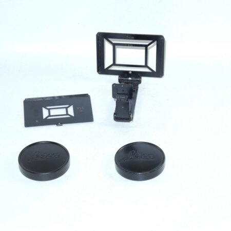 Leica black sport finder RASUK & Leica black caps