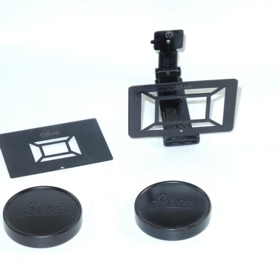 Leica black sport finder RASUK & Leica black caps