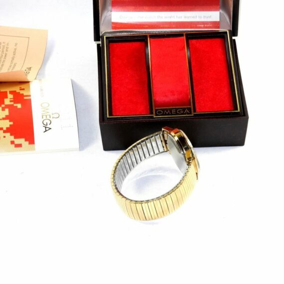Omega Gold  Automatic Watch in box,manual Mint-