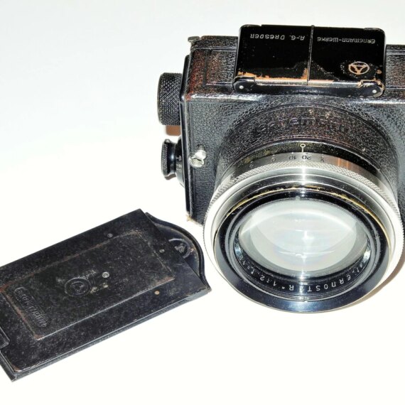 Ernemann Ermanox Plate Camera w 10cm F2 Lens - Nice and Rare camera 4/19