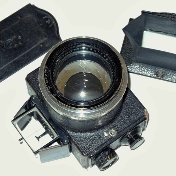 Ernemann Ermanox Plate Camera w 10cm F2 Lens - Nice and Rare camera 4/19