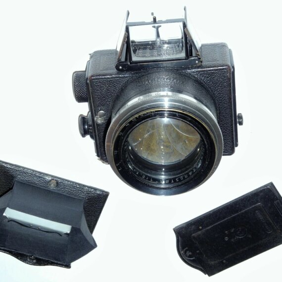 Ernemann Ermanox Plate Camera w 10cm F2 Lens - Nice and Rare camera 4/19