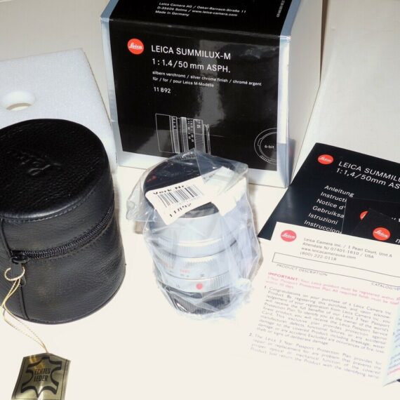 Leica 50/1,4 Summilux-M Asph Chrome (E46) Cat #11892 LN/ Free shipping (USA)
