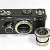 Contax I black paint camera with  50/3,5 Tessar & original case Nice Ex+ / Free shipping (USA)