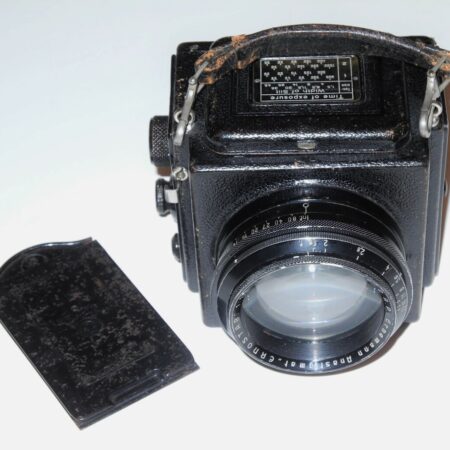 Ernemann Ermanox Reflex camera With 10,5cm F1,8 Ernostar Anastigmat Lens Rare Nice camera / SOLD