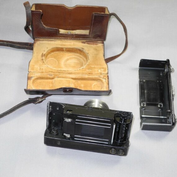 Contax I black paint camera with  50/3,5 Tessar & original case Nice Ex+ / Free shipping (USA)