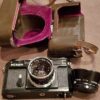Nikon SP black paint camera with Nikon 5cm f1,4mm lens with case,hood and caps NICE & RARE ! Call or email for price