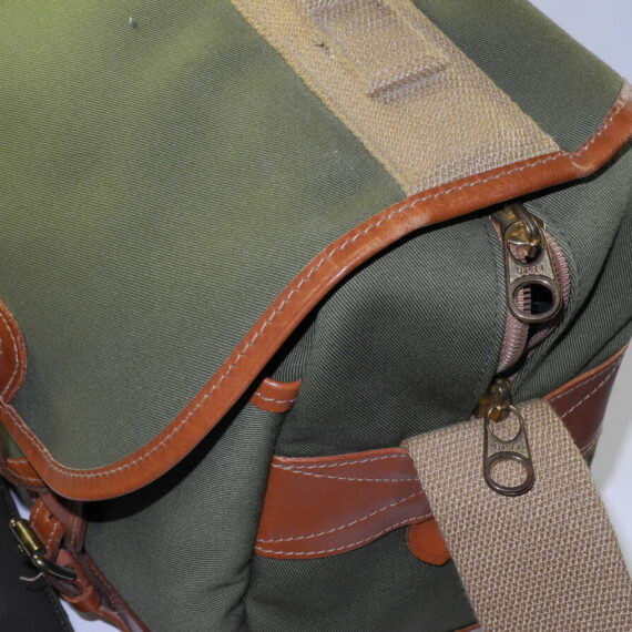 Billingham Photo Eventer Notebook Computer & Camera Bag, Green  & Tan Ex++/M- SOLD