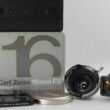 Contax 16/8 Holgon G Titanium Lens w.original Box,case.filter and finder Cards LN-