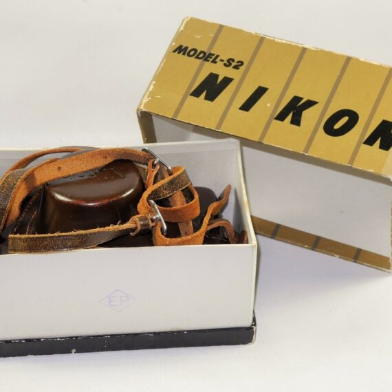 Nikon S2 Original black camera set W/ 50mm black lens Original box,case,manual,hood,caps Ex++ RARE /SOLD