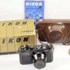 Nikon S2 Original black camera set W/ 50mm black lens Original box,case,manual,hood,caps Ex++ RARE /SOLD