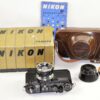 Nikon S2 Original black camera set W/ 50mm black lens Original box,case,manual,hood,caps Ex++ RARE /SOLD