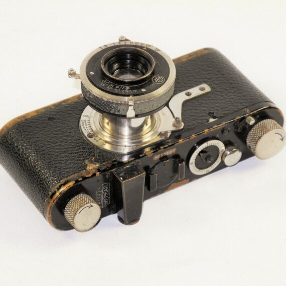 Leica Compur (Model B) rim set camera With Leica Original case & Leica black Rangefinder Rare  Ex /+ (Free shipping)
