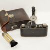 Leica Compur (Model B) rim set camera With Leica Original case & Leica black Rangefinder Rare  Ex /+ (Free shipping)