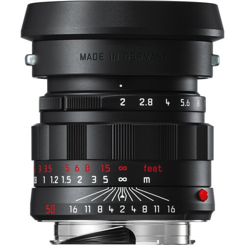 Leica APO-Summicron-M 50mm f/2 ASPH. Lens (Black-Chrome Edition) Cat#11811 Discontinued