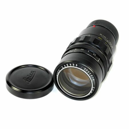 Leica 90/2 Summicron-M black lens Cat #11122 Sold with Leica filter & caps   Ex+/++