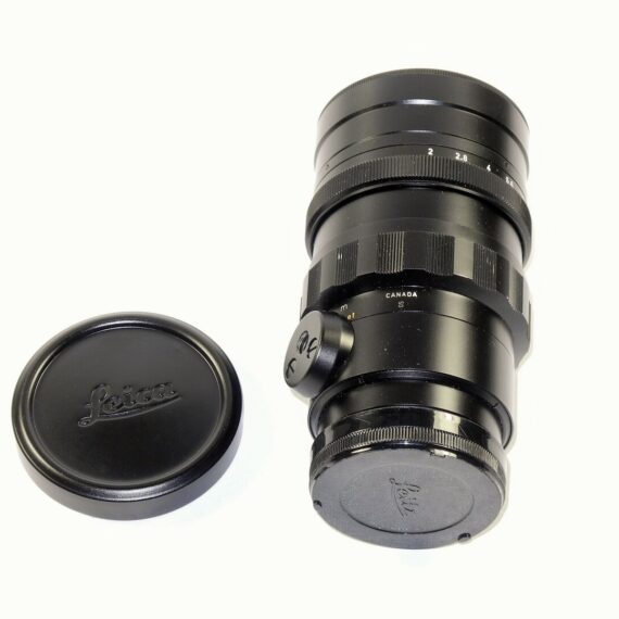 Leica 90/2 Summicron-M black lens Cat #11122 Sold with Leica  caps Ex++ / Free shipping (USA)