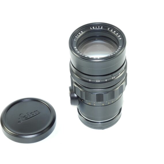 Leica 90/2 Summicron-M black lens Cat #11122 Sold with Leica  caps Ex++ / Free shipping (USA)