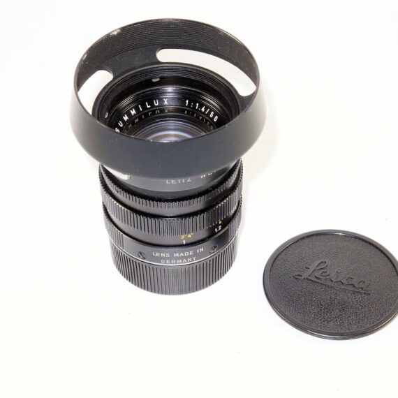 Leica 50/1,4 Summilux-M "Wetzlar" with hood and caps Ex++/Mint- / SOLD