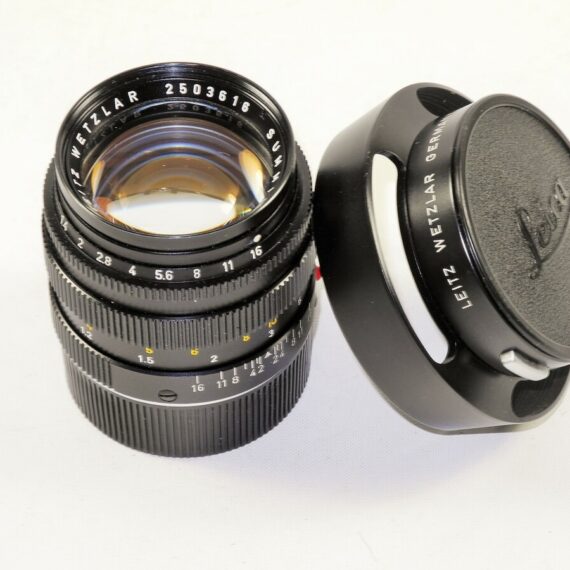 Leica 50/1,4 Summilux-M "Wetzlar" with hood and caps Ex++/Mint- / SOLD