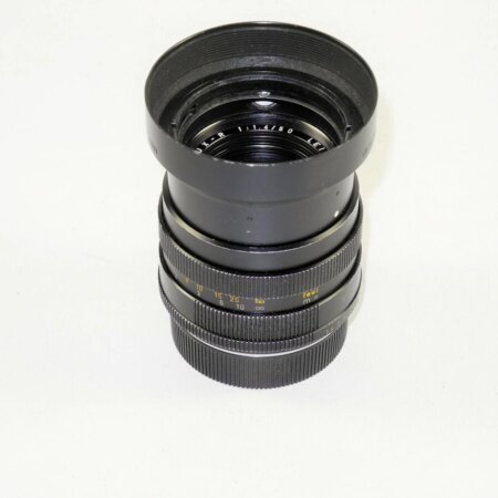 Leica 50/1,4 Summilux-R 3 cam lens Sold with Leica hood,caps  & case Ex+